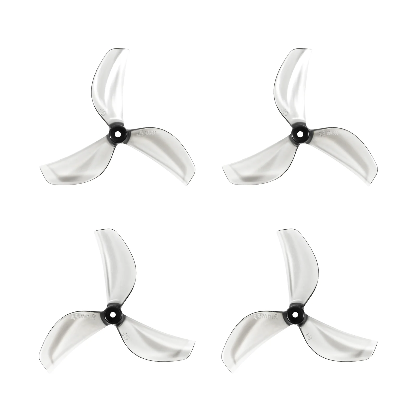 Gemfan 45mm 2-Blade & 3-Blade Propellers (1.5mm Shaft 4PCS) - Image 7