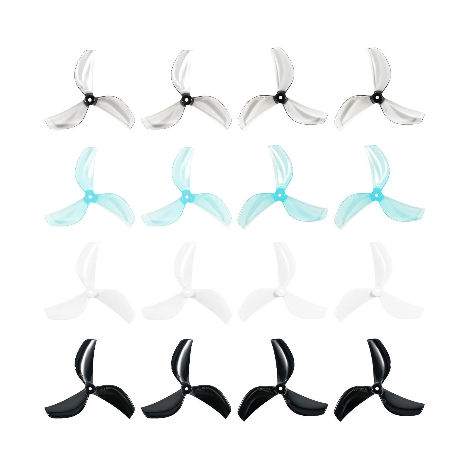 Gemfan 45mm 2-Blade & 3-Blade Propellers (1.5mm Shaft 4PCS) - Image 9